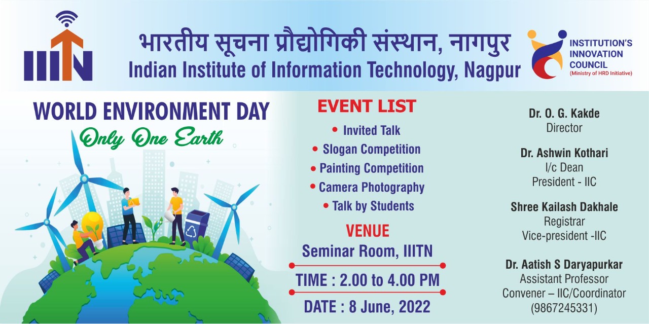 IIC-IIITN CELEBRATION of WORLD ENVIRONMENT DAY