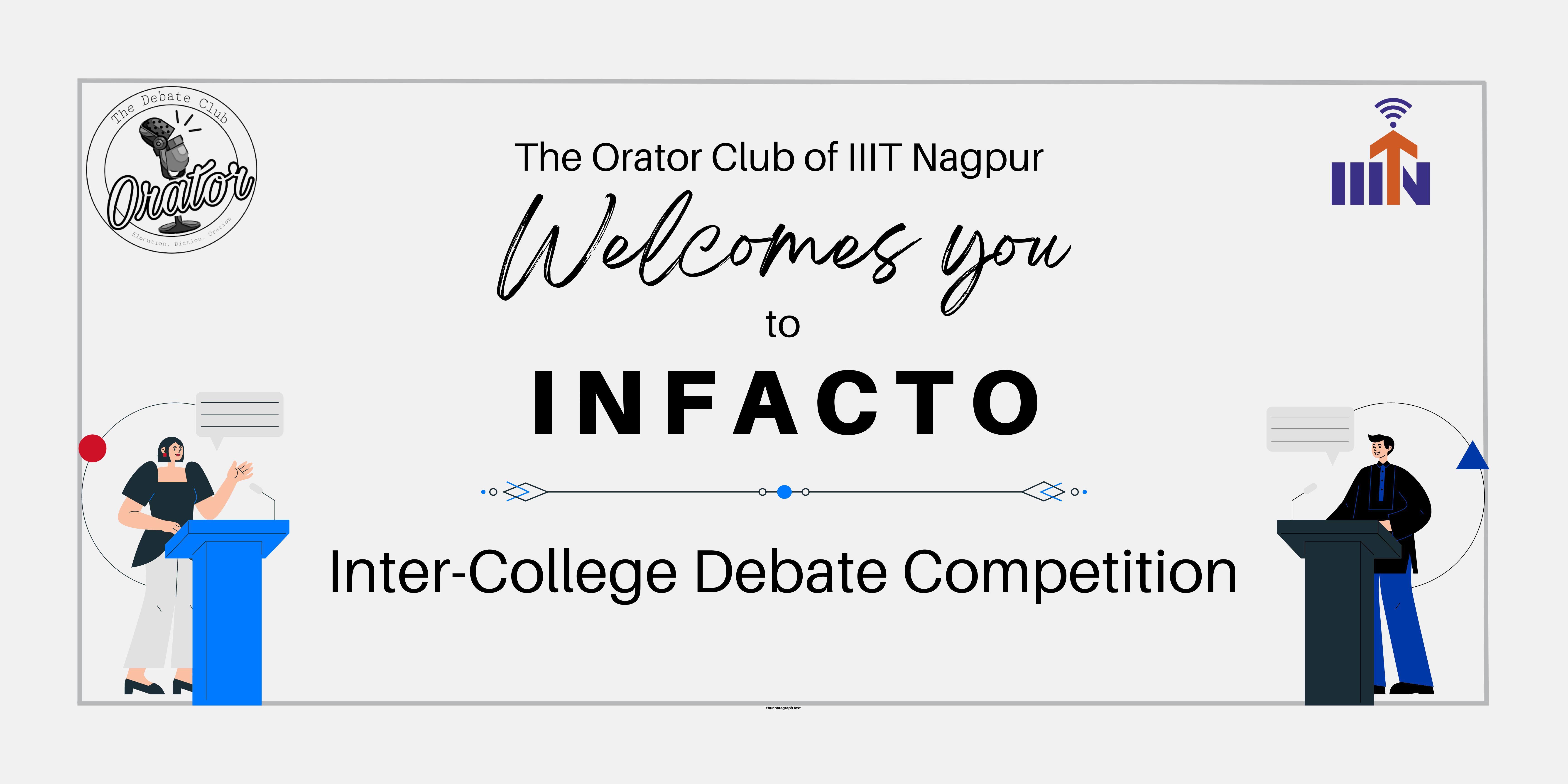 Orator Club Presents-Inter-College Debate 