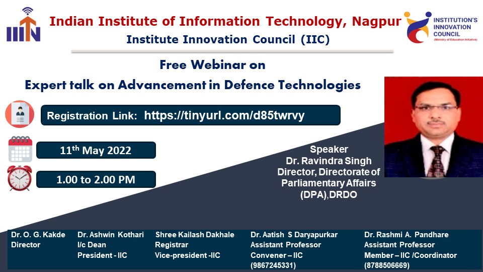 Expert talk on Advancement in Defence Technologies