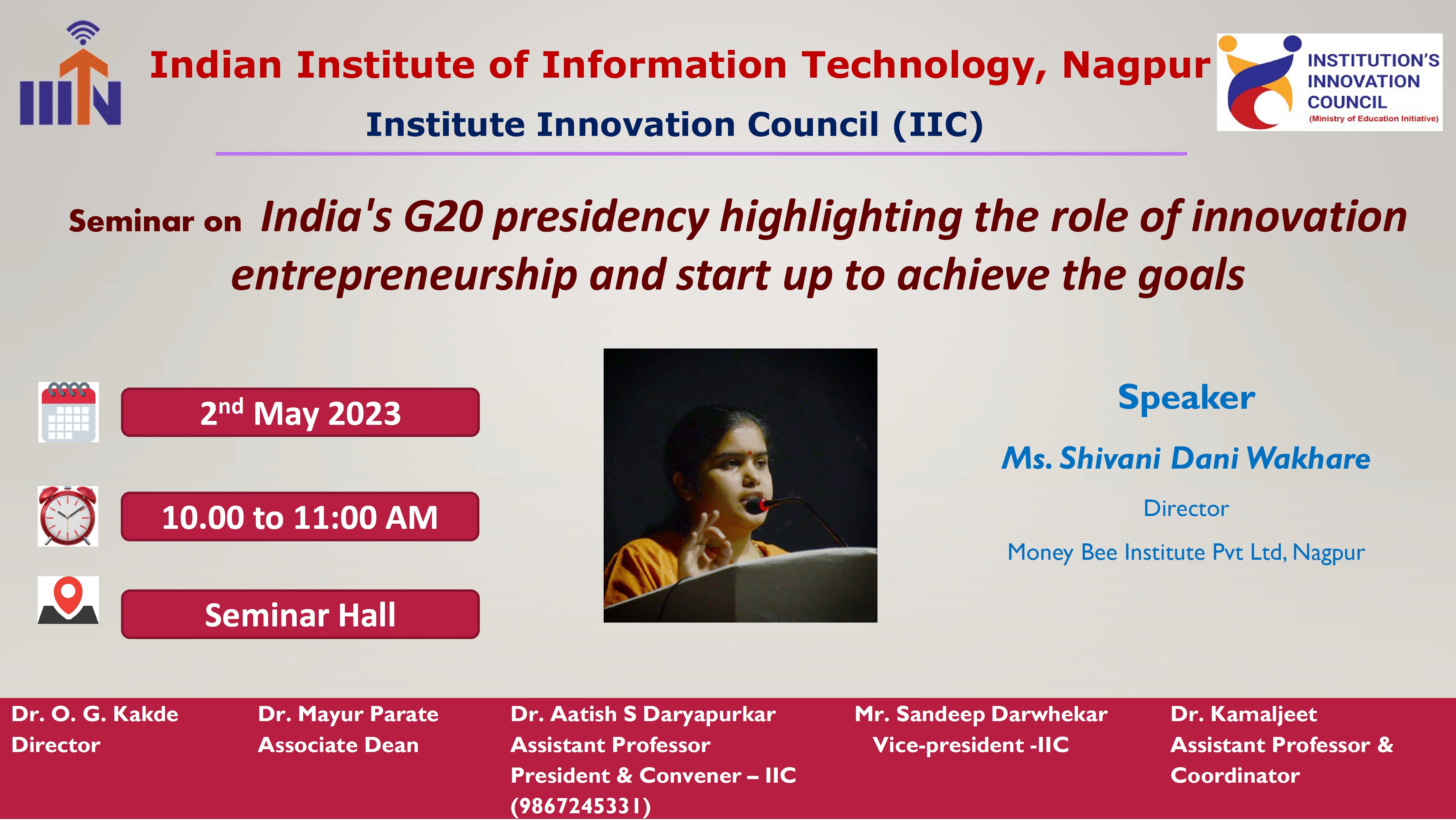 IIC- India's G20 Presidency