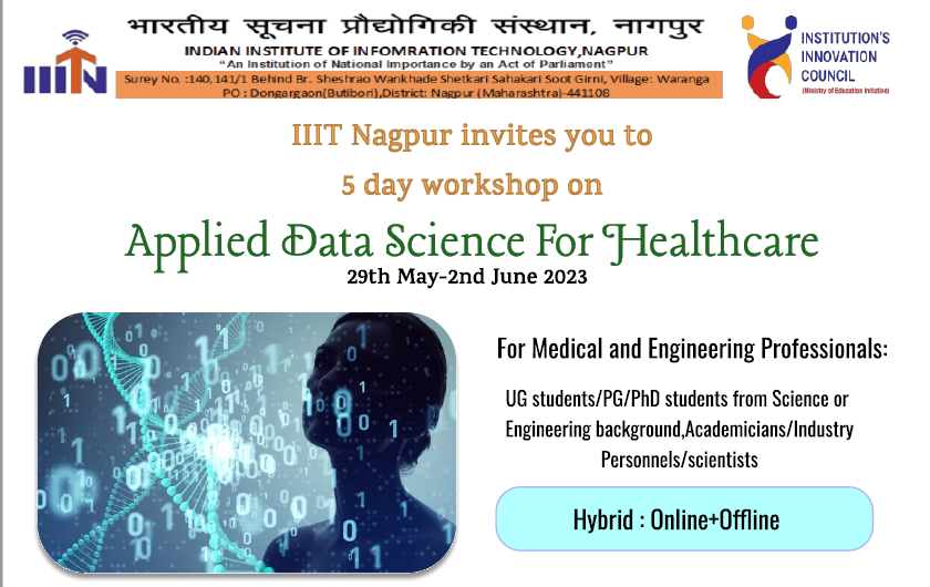 Applied Data Science For Healthcare Click Here
