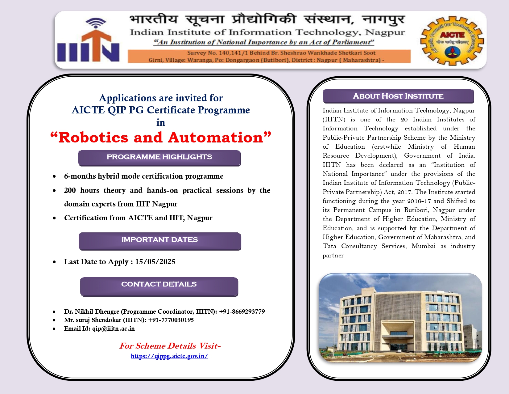 Apply for Click Here